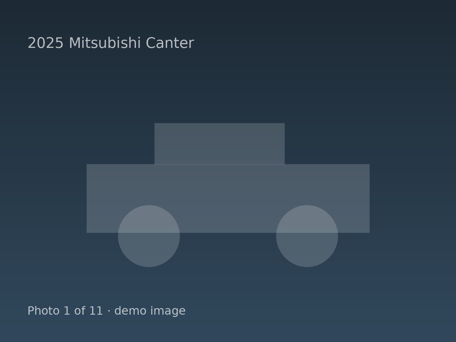 2025 Mitsubishi Canter — photo 1 of 11