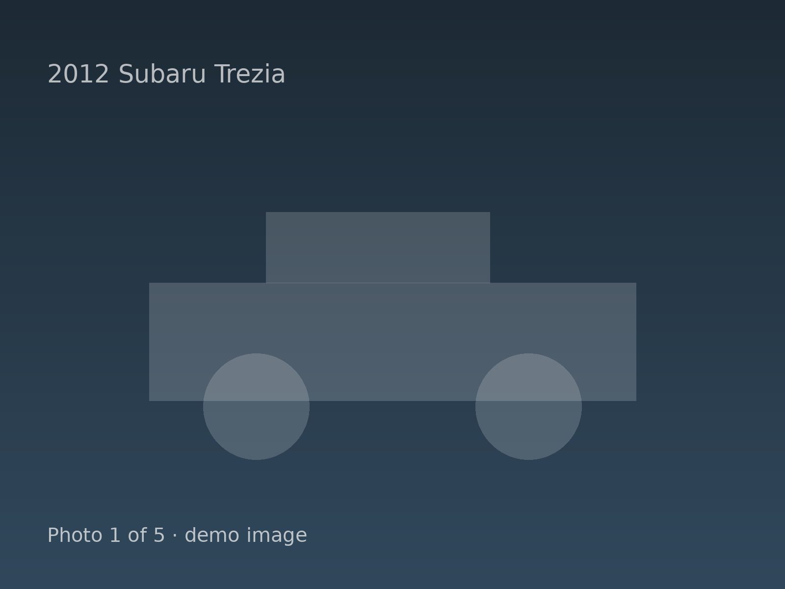 2012 Subaru Trezia — photo 1 of 5