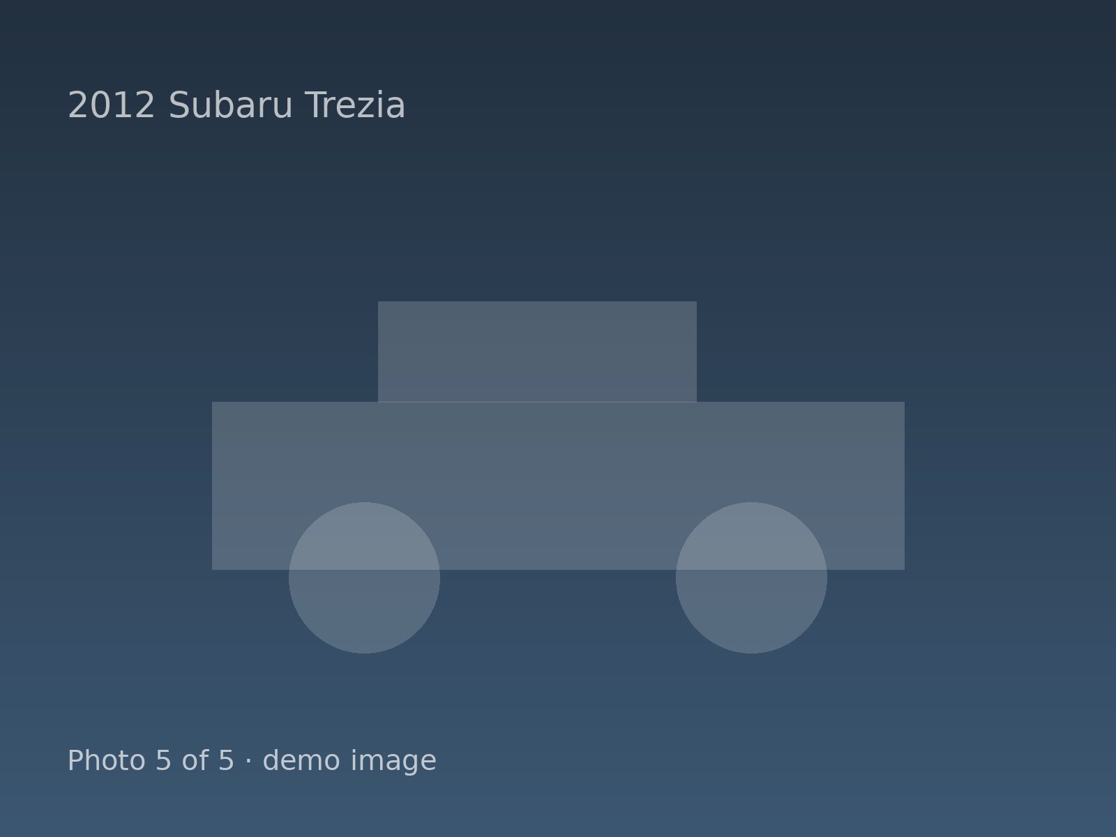 2012 Subaru Trezia — photo 5 of 5