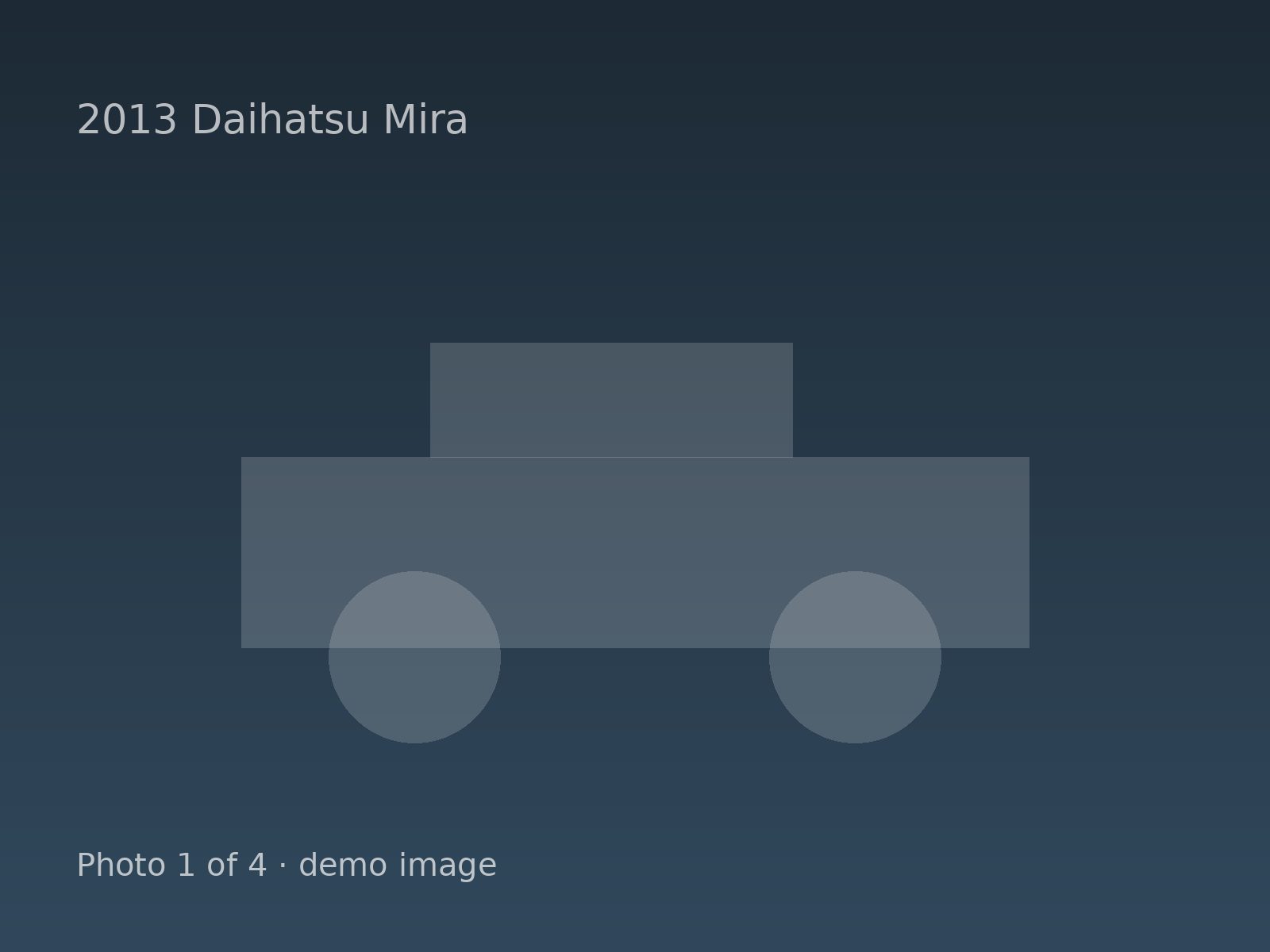 2013 Daihatsu Mira — photo 1 of 4