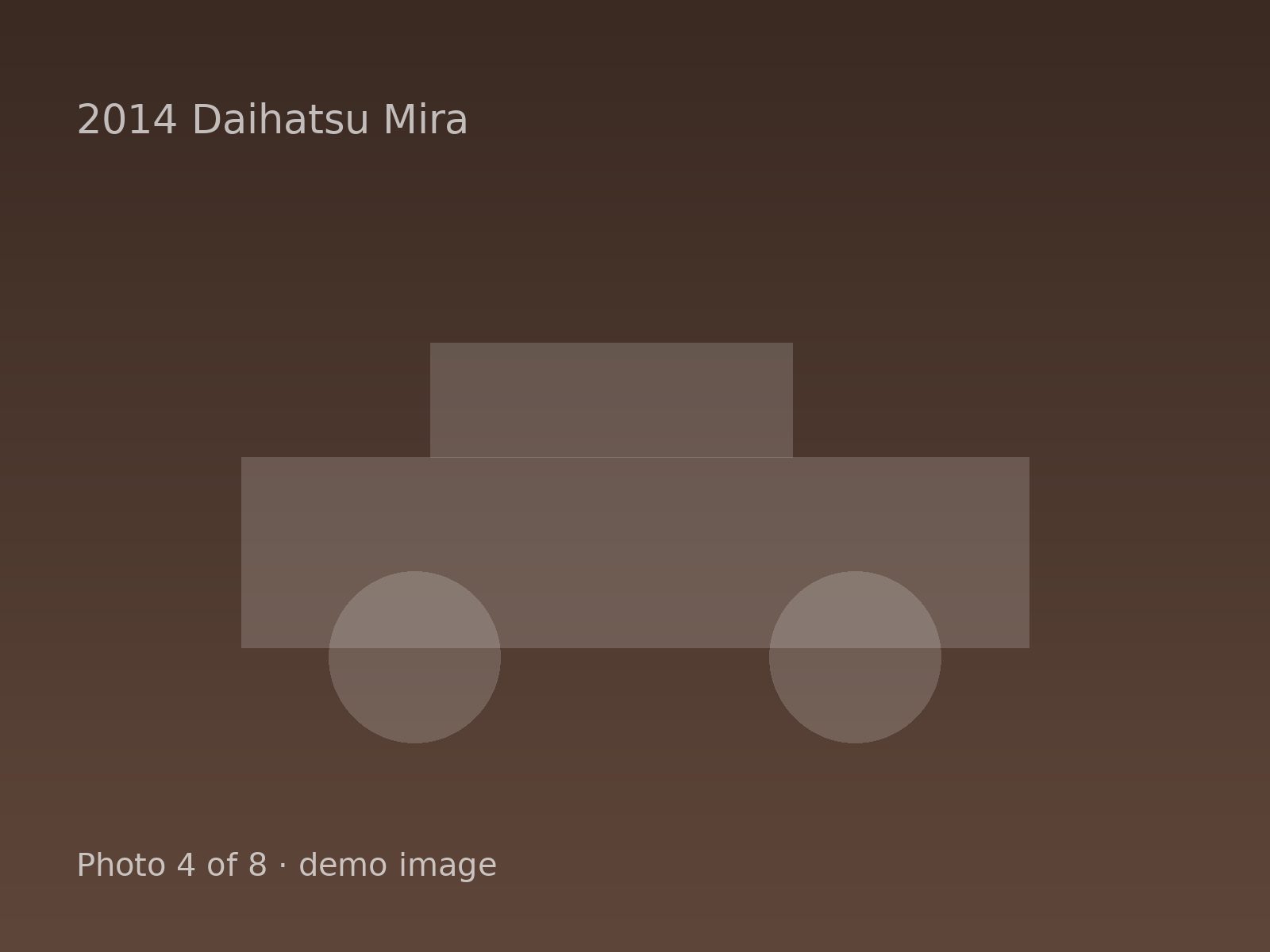 2014 Daihatsu Mira — photo 4 of 8