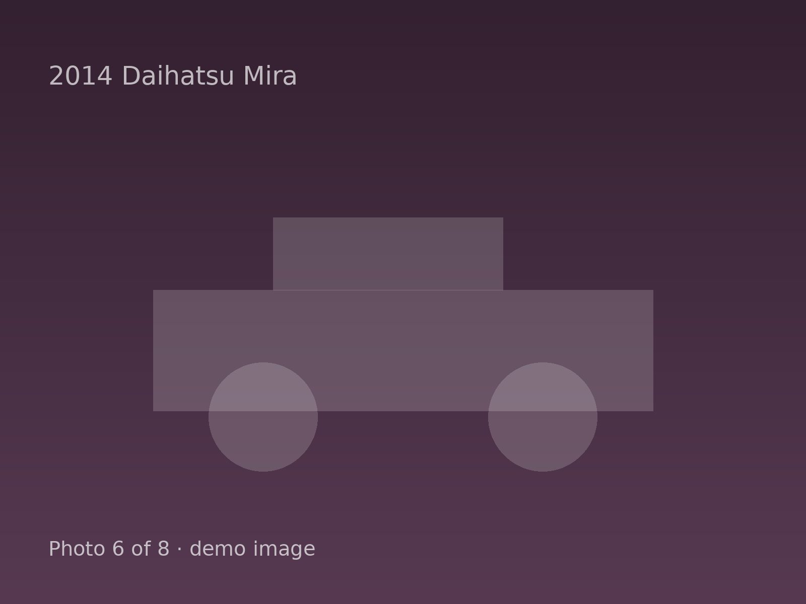 2014 Daihatsu Mira — photo 6 of 8