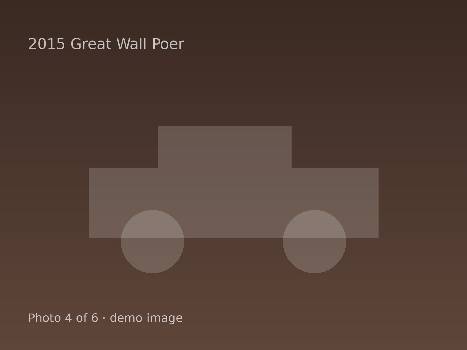 2015 Great Wall Poer — photo 4 of 6