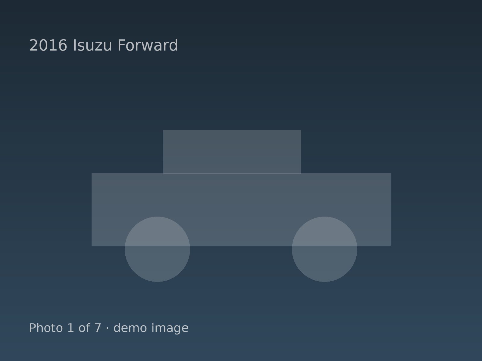 2016 Isuzu Forward — photo 1 of 7