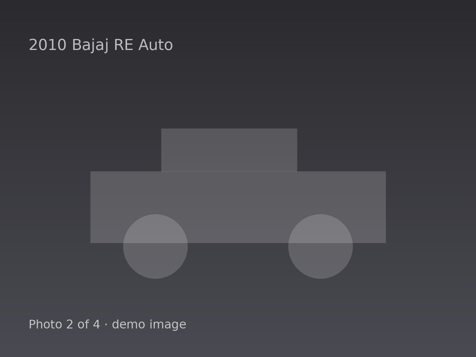 2010 Bajaj RE Auto — photo 2 of 4
