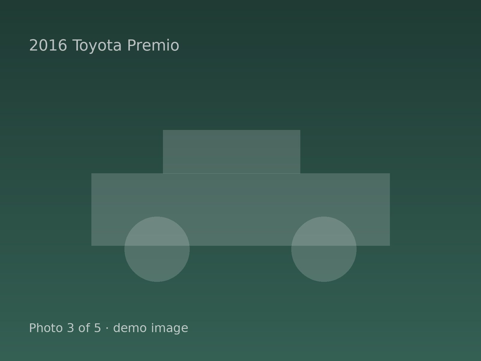 2016 Toyota Premio — photo 3 of 5